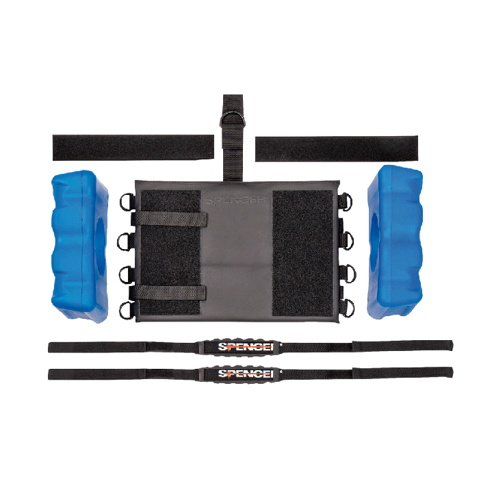 Kopf-Fixierset für Spine-Board Super Blue