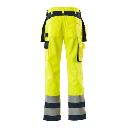 MASCOT® Almas craftsman παντελόνι, hi-vis κίτρινο/ναυτικό