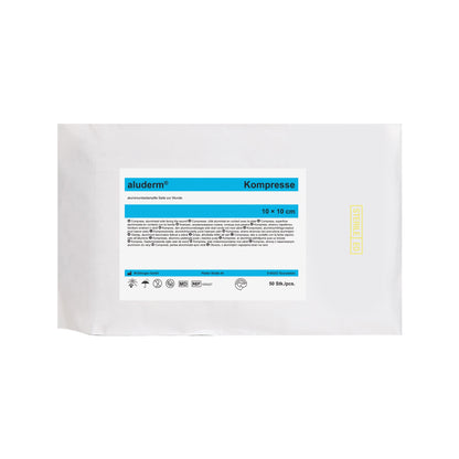 aluderm® Kompressen 50 Stück in Steriltüte 10 x 10 cm