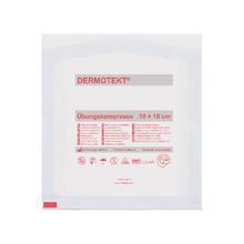 DERMOTEKT®  Επίδεσμος εξάσκησης 10 x 10 εκ. 2 τεμάχια, μη αποστειρωμένος