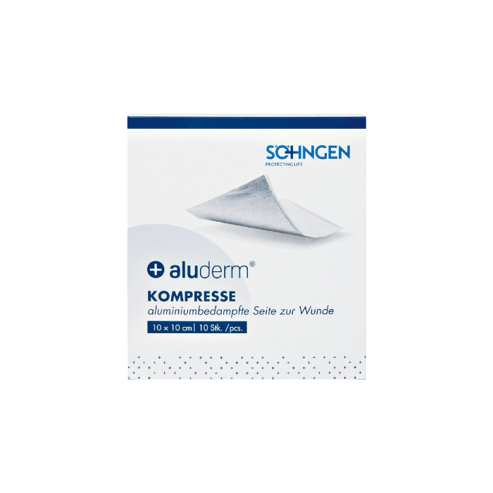 aluderm® Kompresse 10x10 cm Verpackungseinheit 10 St.