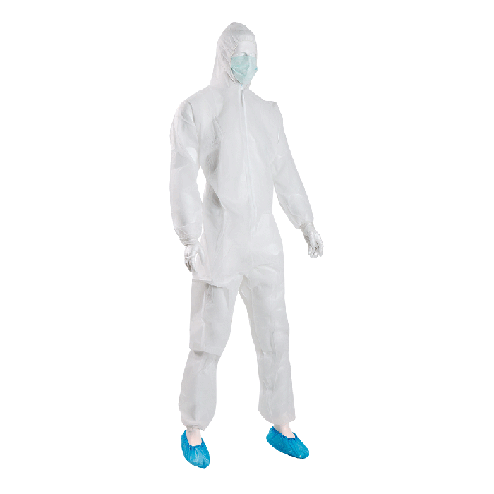 Einweg-Set Schutzbekleidung groß mit Overall
