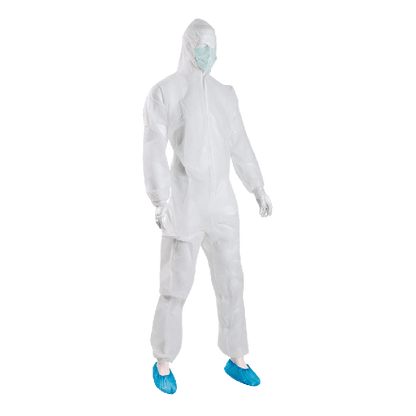 Einweg-Set Schutzbekleidung groß mit Overall