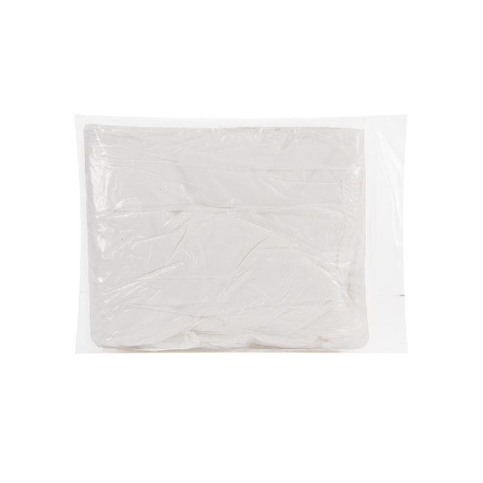 Einmal-Schutzkittel mit Ärmel PE, weiss, Breite 80 cm