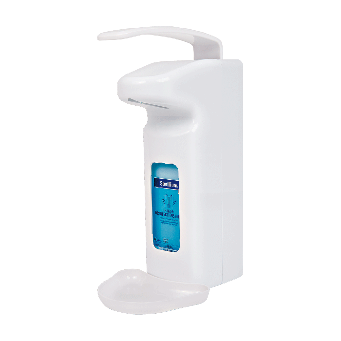 Desinfektionsmittelspender man. 500 ml und 1000 ml Flaschen
