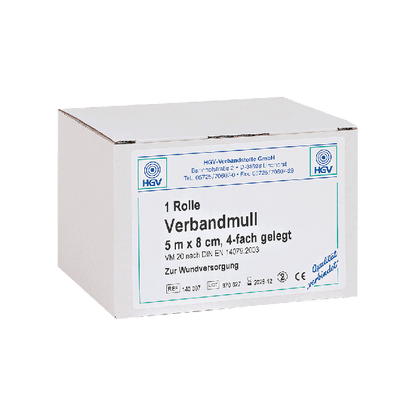 Verbandmull Sprechstundenpackung 5 m x 8 cm