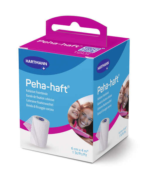 Hartmann Peha-haft 6cm x 4m P1 DE, FR, NL, IT | Συσκευασία (1 τεμάχιο)