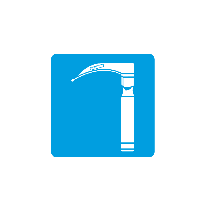 Piktogramm einzeln 33 x 33mm Intubation