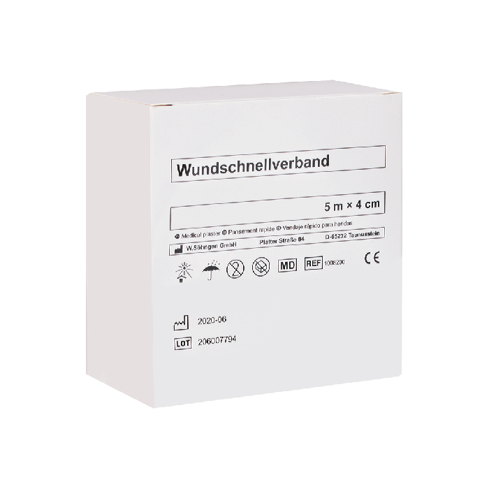 Pflaster-Schnellverband 5 m x 4 cm