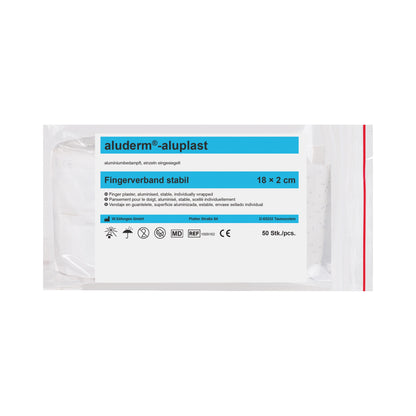aluderm®-aluplast stabil Fingerverband 18 x 2 cm 50 Stück