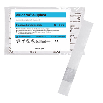 aluderm®-aluplast elastisch Fingerverband 12 x 2 cm 10 Stück