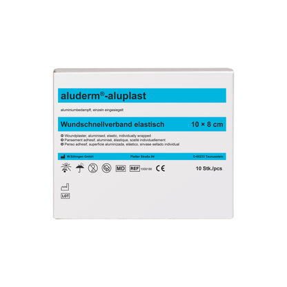 aluderm®-aluplast elastisch - in Abschnitten 10 cm x 8 cm