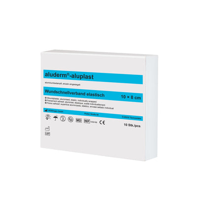 aluderm®-aluplast elastisch - in Abschnitten 10 cm x 8 cm