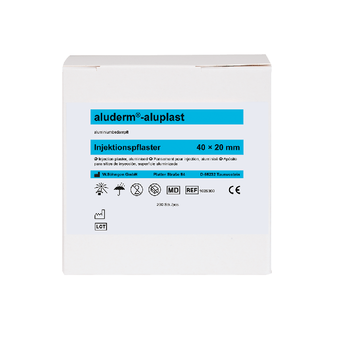aluderm®-aluplast Injektionspflaster in Spenderbox 200 Stück
