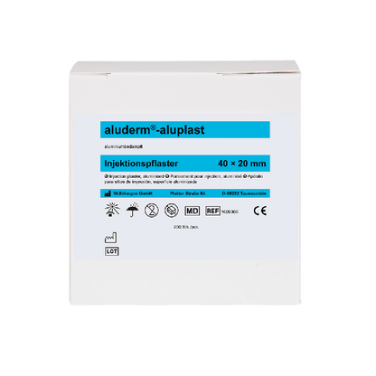 aluderm®-aluplast Injektionspflaster in Spenderbox 200 Stück