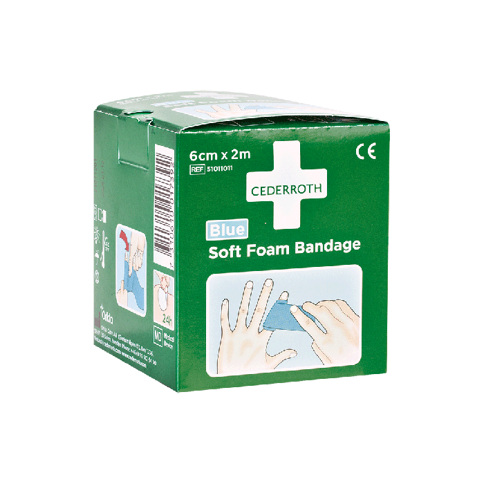Cederroth Soft Foam Bandage Blue 2 m x 6 cn - Refill 51011011
