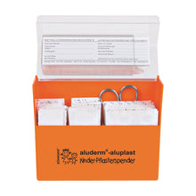 Διανομέας επιθεμάτων για παιδιά aluderm®-aluplast, γεμισμένος