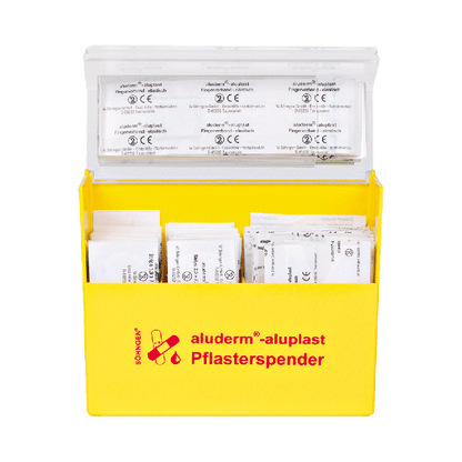 Pflasterspender gelb aluderm®-aluplast gefüllt