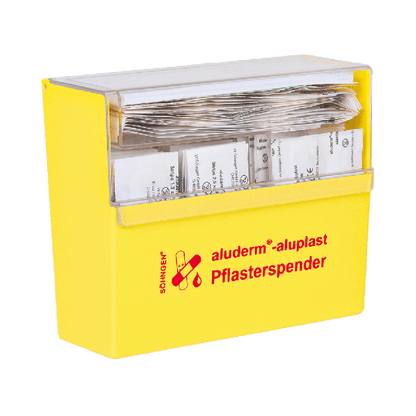 Pflasterspender gelb aluderm®-aluplast gefüllt