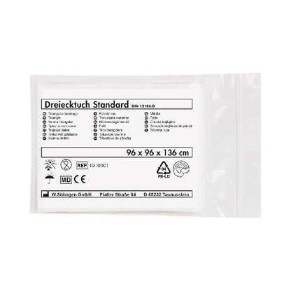 Dreiecktuch Standard weiß