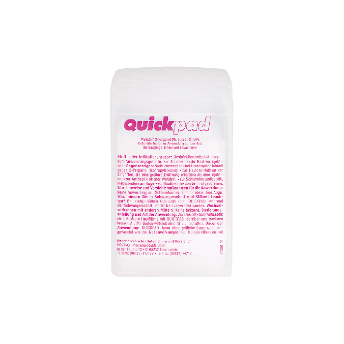 Quickpad-Alkoholtupferspender à 150 Tupfer mit Halterung
