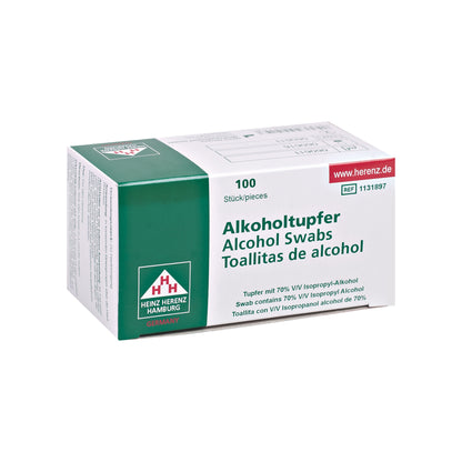 Alcohol-Swabs Karton mit 100 Stück