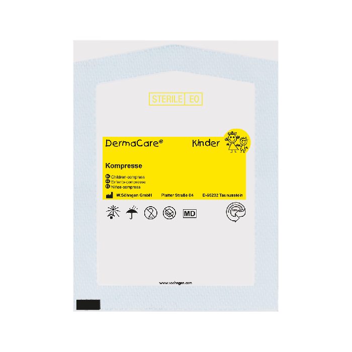DermaCare® Kinder Kompresse 8 x 6 cm