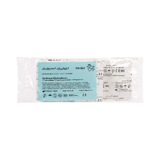 aluderm®-aluplast ελαστικά επιθέματα για παιδιά, σετ 20 τεμαχίων