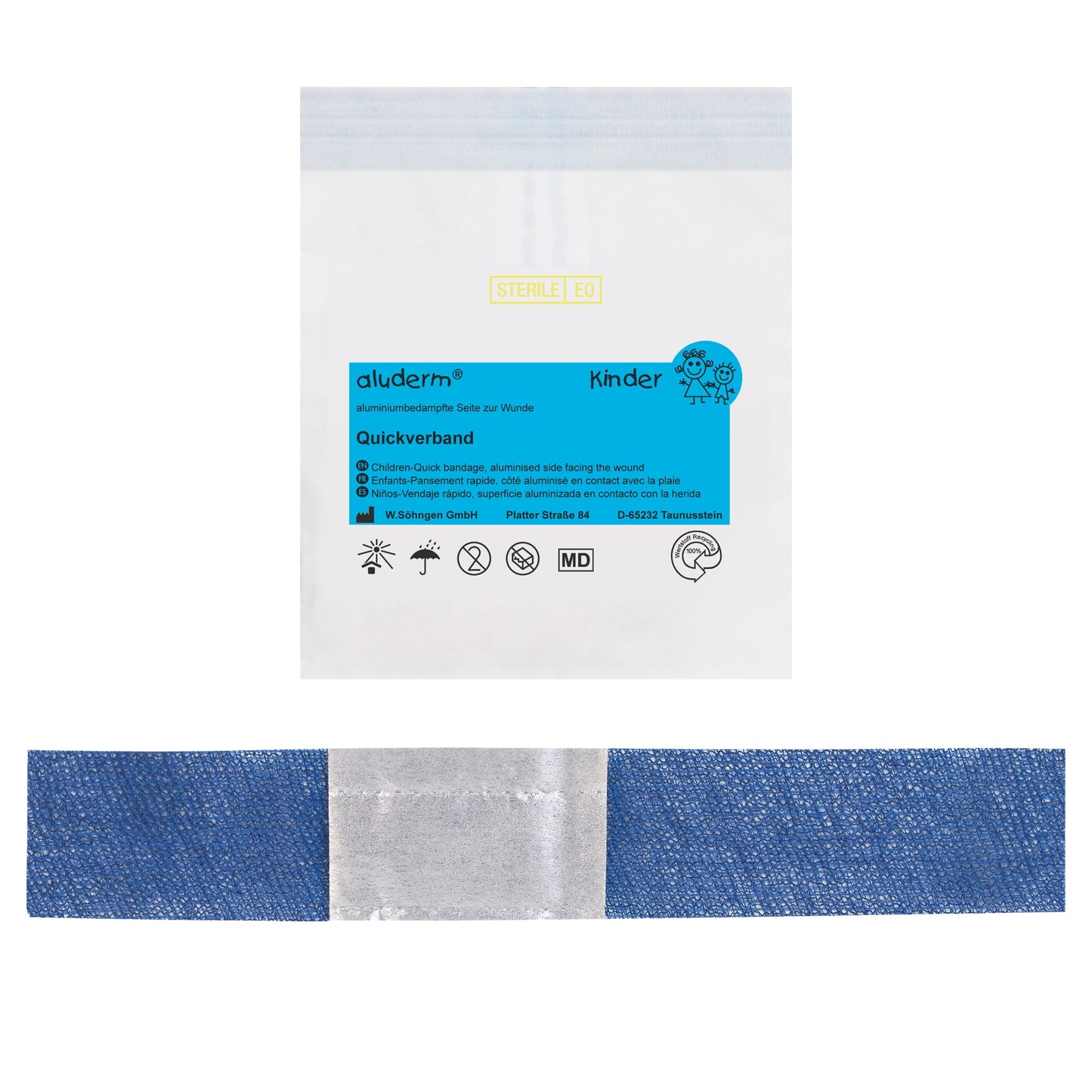 aluderm® Kinder-Quickverband klein