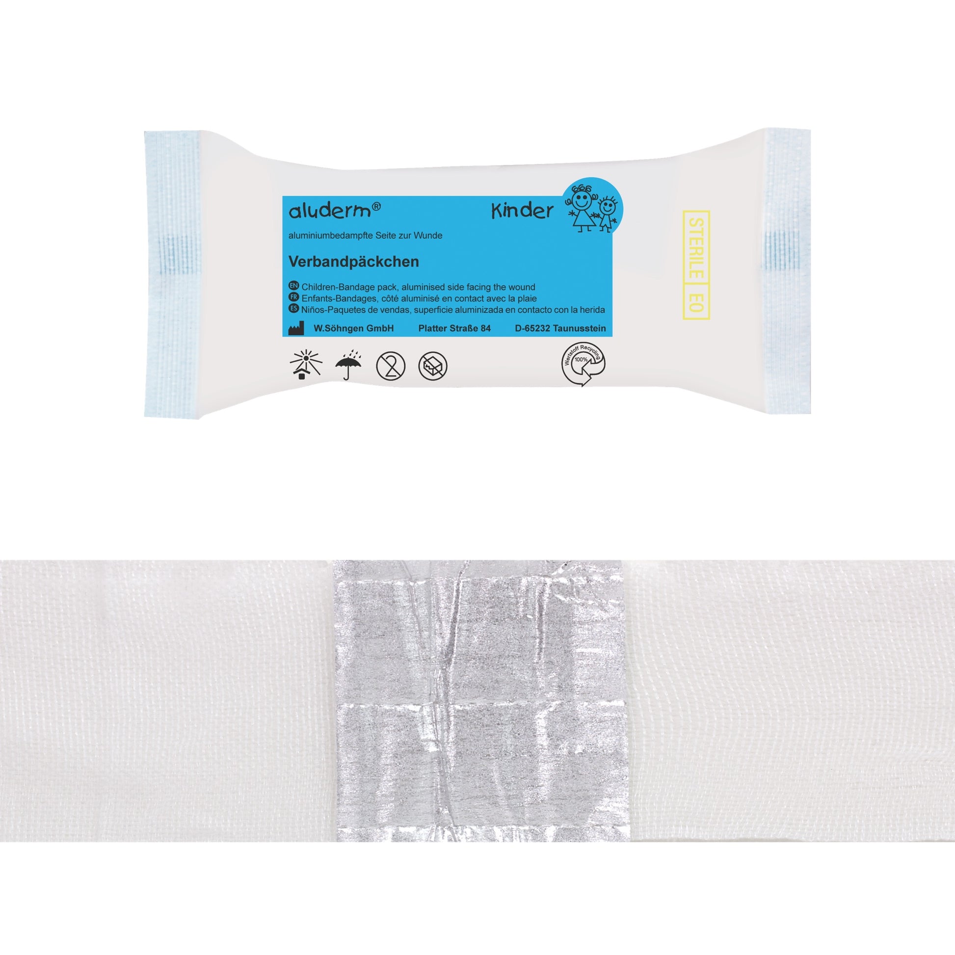 aluderm® Kinder Verbandpäckchen groß