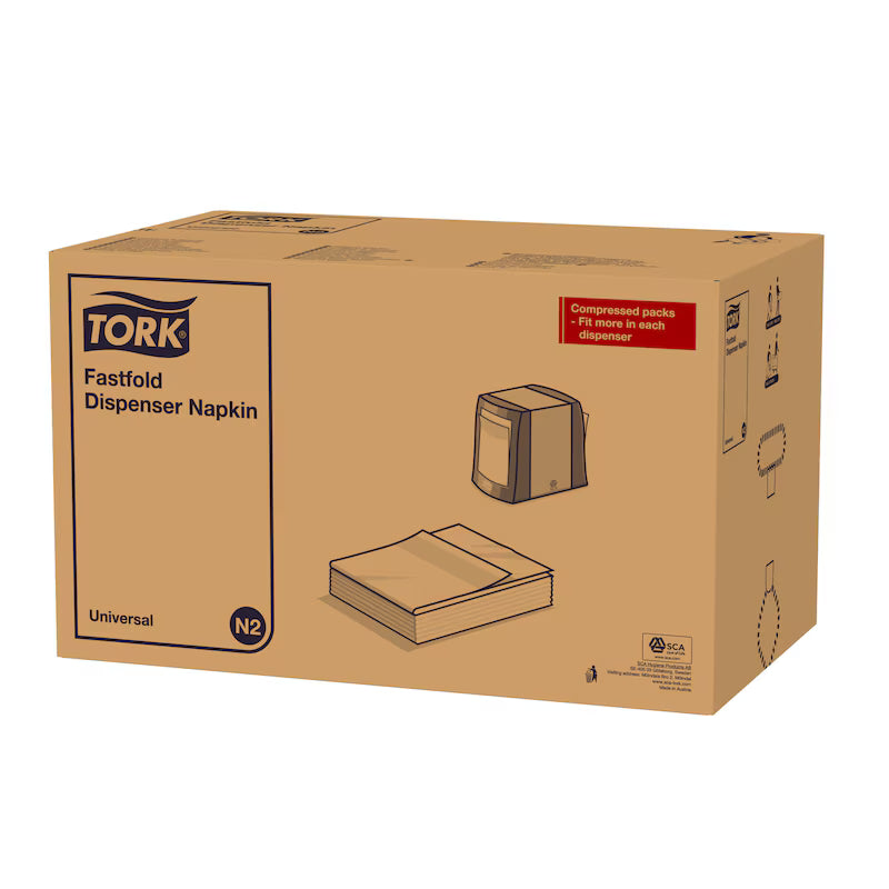 Χαρτοπετσέτα Fastfold White Dispenser | Συσκευασία (300 φύλλα)
