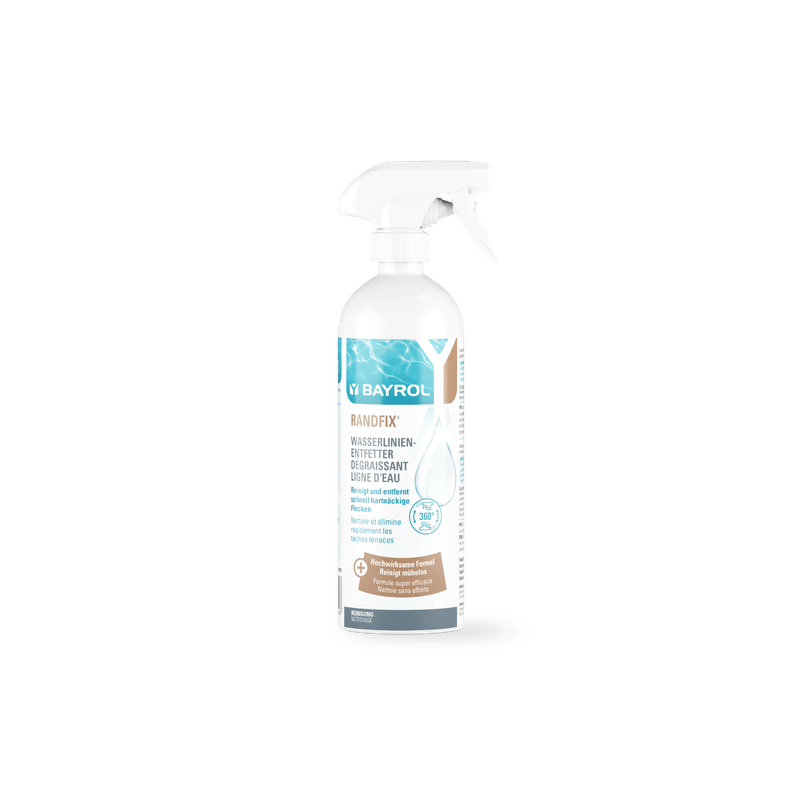 BAYROL Randfix Spray 0,7L γρήγορα και αξιόπιστα άκρα βρωμιάς και λίπους | Φιάλη (700 ml) 