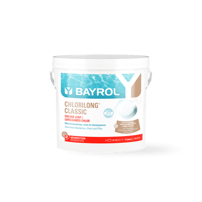 BAYROL Chlorilong® CLASSIC ταμπλέτες χλωρίου βραδείας διάλυσης για πισίνες