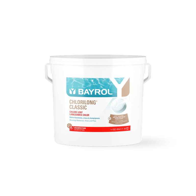 BAYROL Chlorilong® CLASSIC ταμπλέτες χλωρίου βραδείας διάλυσης για πισίνες