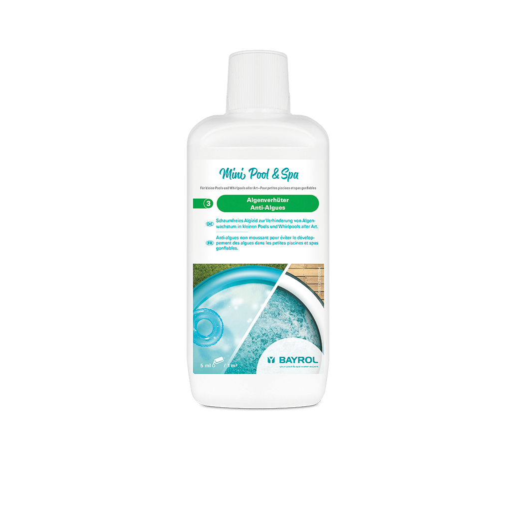BAYROL Mini Pool & Spa Algenverhüter 1 L Algizid zur Verhinderung von Algenwachstum | Φιάλη (1 l) 