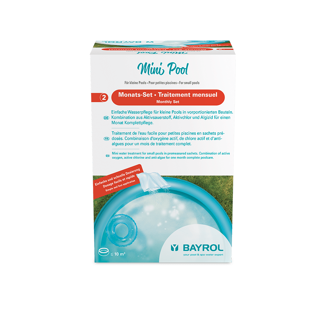 BAYROL Mini Pool & Spa Σετ Μηνιαίας Φροντίδας 0,6 kg Μόνιμη Απολύμανση Μηνιαία Πλήρης Φροντίδα | Δοχείο (600 g) 