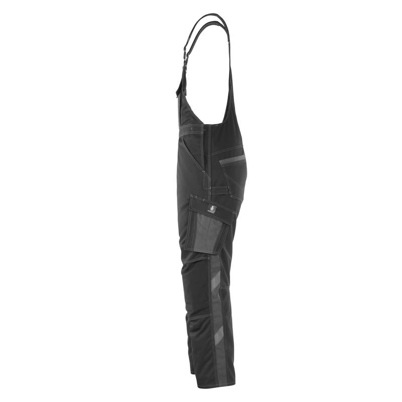 MASCOT® Leipzig dungarees, μαύρο/σκούρο ανθρακί