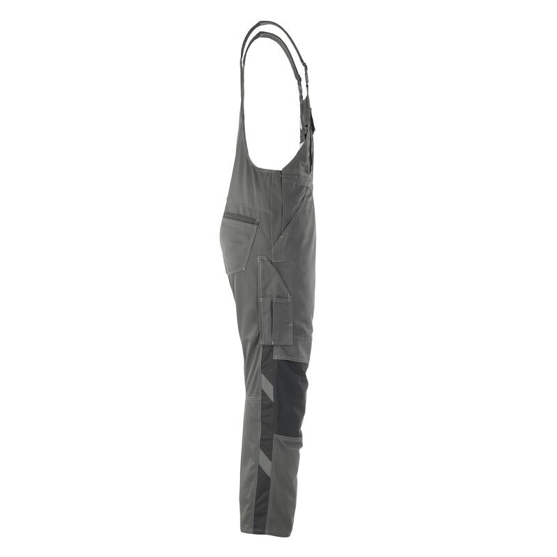 MASCOT® Leipzig dungarees, σκούρο ανθρακί/μαύρο