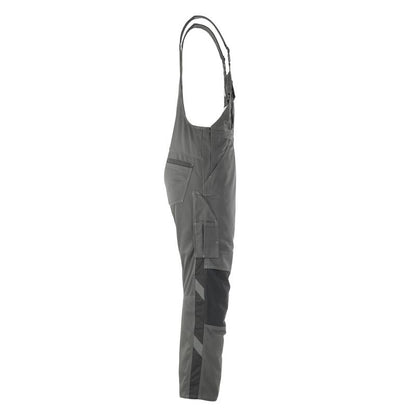MASCOT® Leipzig dungarees, σκούρο ανθρακί/μαύρο
