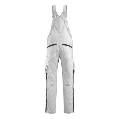 MASCOT® Augsburg dungarees, λευκό/σκούρο ανθρακί