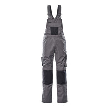 MASCOT® Augsburg dungarees, ανθρακί/μαύρο