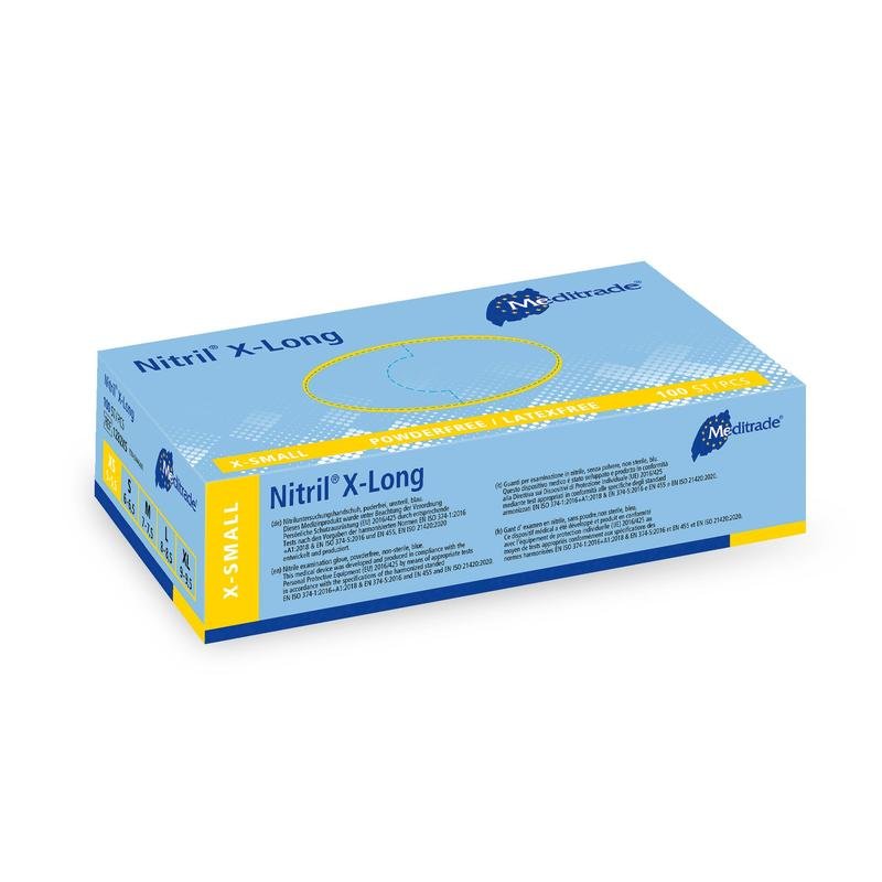 Nitrile© 3000 X-Long Blue / Nitrile x-long | Συσκευασία (1 τεμάχιο)