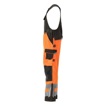 MASCOT® Newcastle dungarees, hi-vis πορτοκαλί/σκούρο ανθρακί
