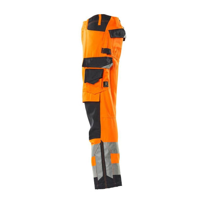 Παντελόνι MASCOT® Kendal, hi-vis πορτοκαλί/μαύρο-μπλε