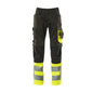 Παντελόνι MASCOT® Leeds, μαύρο/hi-vis κίτρινο