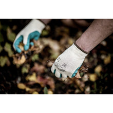 NITRAS GRIP, γάντια latex, κίτρινο / πράσινο