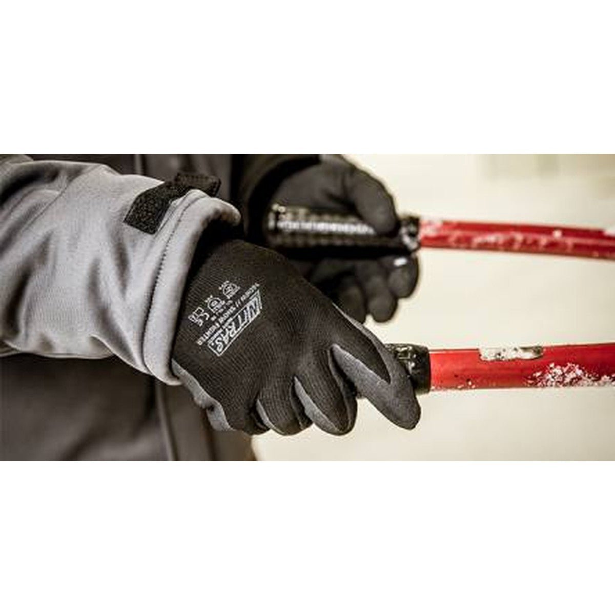 NITRAS SNOW FIGHTER, χειμωνιάτικα γάντια, μαύρα