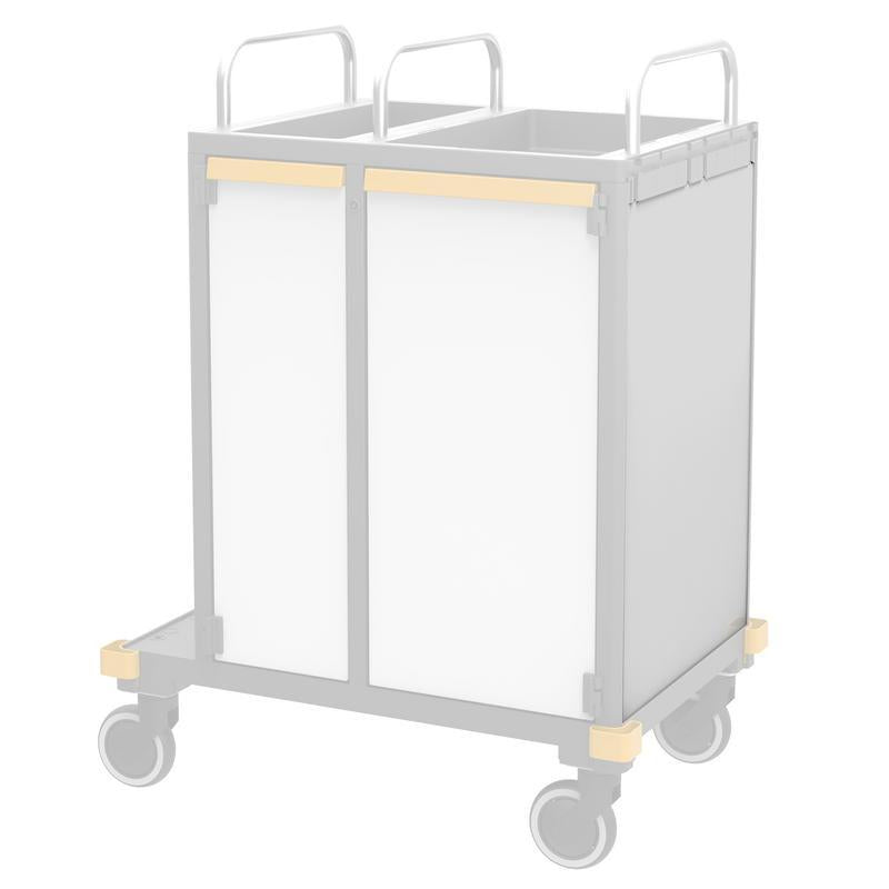 Πλαϊνό τοίχωμα VERMOP Λευκό Platinum, 714 x 497 x 3 cm