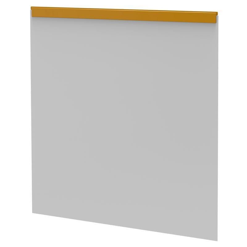 VERMOP πίσω τοίχος H+ 10l κουτί Platinum White 738 x 600 x 9 cm