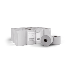 Clear+ Toilettenpapier Kompakt-Rollen 2-lagig 100m